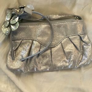 Silver Purse and headband